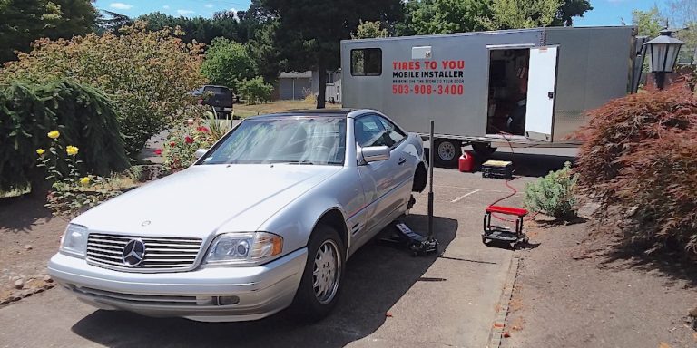 mobile care tire installation